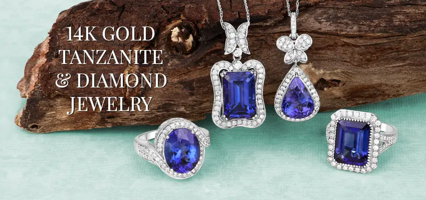 14K Gold Tanzanite Jewelry Collection
